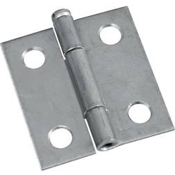 National Hardware V508-1.5x1.5 1-1/2" 1-1/2" Full Inset Butt Cabinet Door Hinge with 7 lbs. Weight