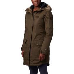 Columbia Women's Suttle Mountain Long Insulated Jacket - Olive Green