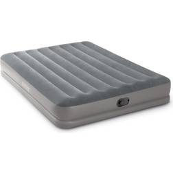 Intex dura-beam standard prestige air mattress with built-in usb pump, queen