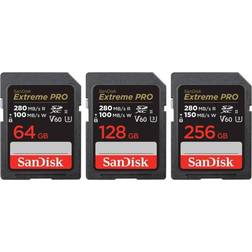 SanDisk 64GB Extreme PRO UHS-II V60 SDXC Memory Card