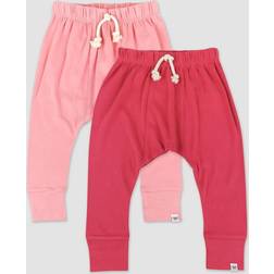 Honest Baby 2pk Ombre Pants Pink Newborn