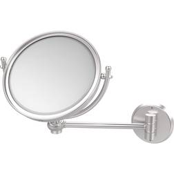 Allied Brass 8-inch Wall Mounted Makeup Mirror with 5X Magnification Black,Clear