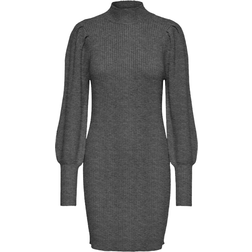 Only Katia Knitted Dress - Mottled Grey