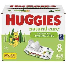 Huggies Natural Care Sensitive Unscented Baby Wipes 448pcs