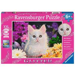 Ravensburger White Kitten Glitter XXL 100 Pieces