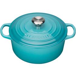 Le Creuset Caribbean Signature Round with lid 1.11 gal 9.449 "