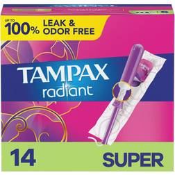 Tampax Radiant Tampons Super 14-pack