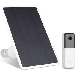 Wasserstein solar panel for wyze doorbell pro 1-pack, white
