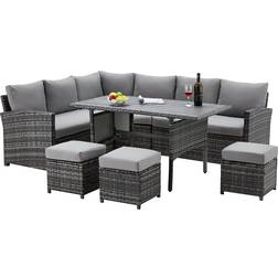 AECOJOY Classic Patio Furniture Outdoor Lounge Set