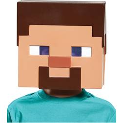 Disguise Minecraft-Lizenzmaske Steve Videospielmaske hautfarben-braun