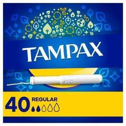 Tampax Cardboard Regular Unscented 40-pack