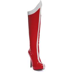 Ellie Shoes Damen 517-Comet Stiefel, Rot rot/weiß