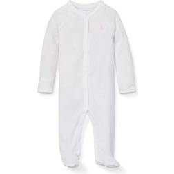 Polo Ralph Lauren Striped Cotton Footie Pajamas, Newborn-12M PINK Months