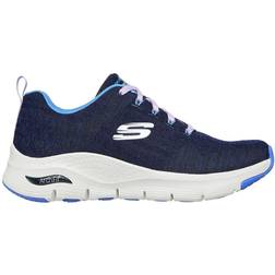 Skechers Arch Fit Comfy Wave W - Navy Blue