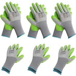 Workpro pairs garden gloves, work glove with eco latex palm coated, working