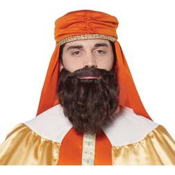 California Costumes Mens brown wise man beard and moustache