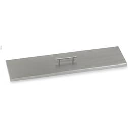 BBQGuys Signature 33" Linear Stainless Steel Drop-In Pan Cover SS-CV-LCB-30
