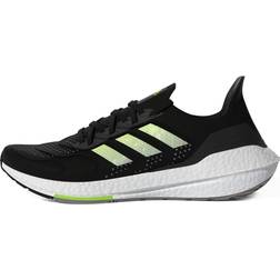 adidas Men's Ultraboost Running Shoe, Black/Solar Yellow/White
