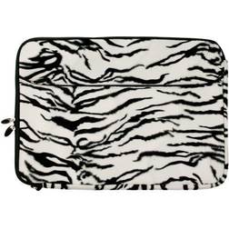 Vangoddy Laptop Protector Sleeve, Zebra Print, Black/White NBKLEA213 Quill White