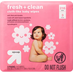 up & up Fresh & Clean Scented Baby Wipes 3-pack 216pcs