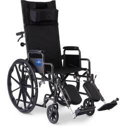 Wheelchairs: Reclining Wheelchair with Desk-Length Arms, Nylon, 16' Wide