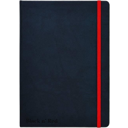 Oxford Black n' Red A5 Hardback Casebound Business Journal Ruled & Numbered 144 Page