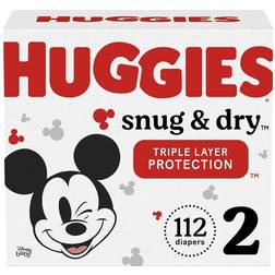 Huggies Snug & Dry Diapers Size 2 5-8kg 112pcs