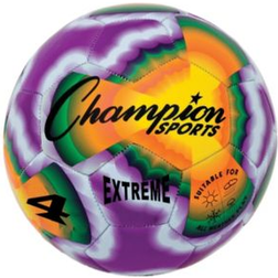 Champion Sports Extreme Tiedye Soccer Ball, 4, Multicolor