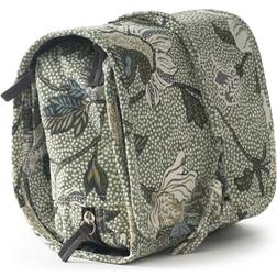 Ceannis Flower Linen Cosmetic Bag With Suspension Toiletry bags & Makeup bags Cotton Soft Green 013016748