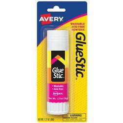 Avery Glue Stick,White,1.27 oz.,Washable,N
