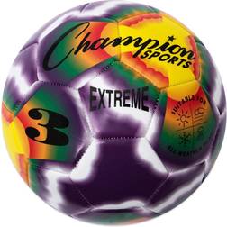 Champion Sports Extreme Tiedye Soccer Ball, 3, Multicolor