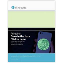 Silhouette Glow-in-The Dark Printable Sticker Paper