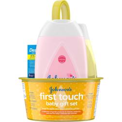 Johnson's First Touch Baby Bath and Body Gift Set 3ct