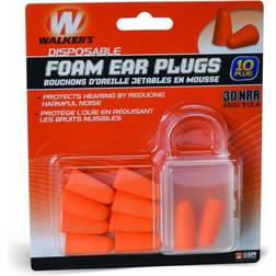 Walker's Disposable Foam Ear Plugs Orange