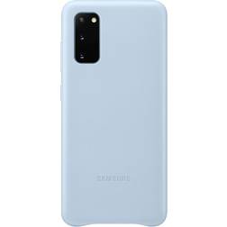 Samsung galaxy s20 5g leather cover blue