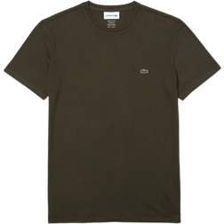 Lacoste Men's Crew Neck Pima T-shirt - Khaki Green