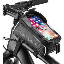 Rockbros Bicycle Phone Front Frame Bag - Black
