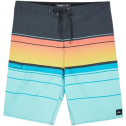 O'Neill Hyperfreak Heat Stripe 21" Boardshorts - Turquoise