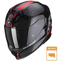 Scorpion EXO-520 Evo Air Laten Helmet, black-red, XS, black-red