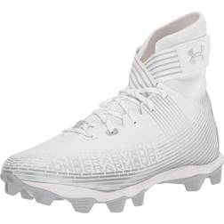 Under Armour Men's Highlight Franchise Molded Football Cleats White/Silver White/Silver