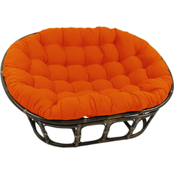Blazing Needles 78 Double Papasan Chair Cushions Orange