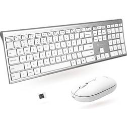 Wireless Keyboard and Mouse Combo, X9 Combo Slim