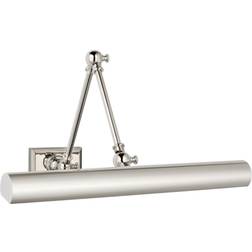 Cabinet Maker 18" Double Library Light Polished Nickel