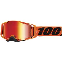 100% CW2 Mirror Red Lens Armega Goggles
