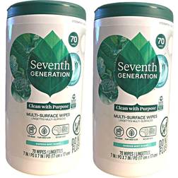 Seventh Generation Garden Mint Multi-Surface Cleaning Wipes 70ct