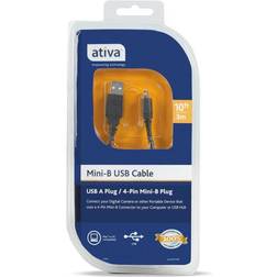Ativa USB A To 4-Pin Mini-B Device Cable 10