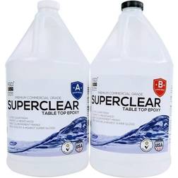 Fiberglass Coatings, Inc. SuperClear 2 Gal. Table Top Epoxy Resin and Activator
