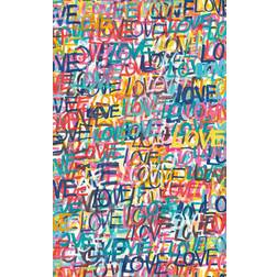 Ohpopsi Indio Multicolor Love Scribble Wallpaper