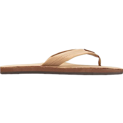 Rainbow Single Layer Premier Leather with Arch Support 1" Strap - Sierra Brown