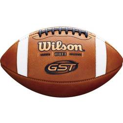 Wilson GST Leather Game Football